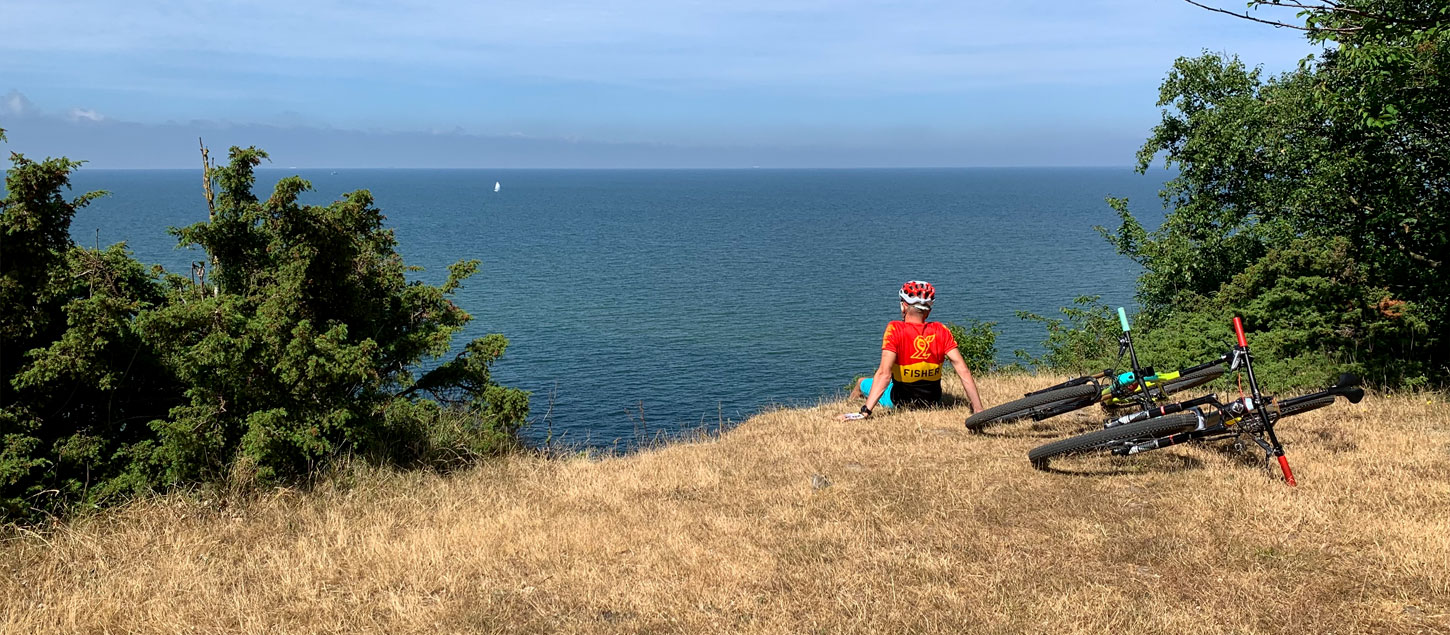 Rower MTB na Bornholmie