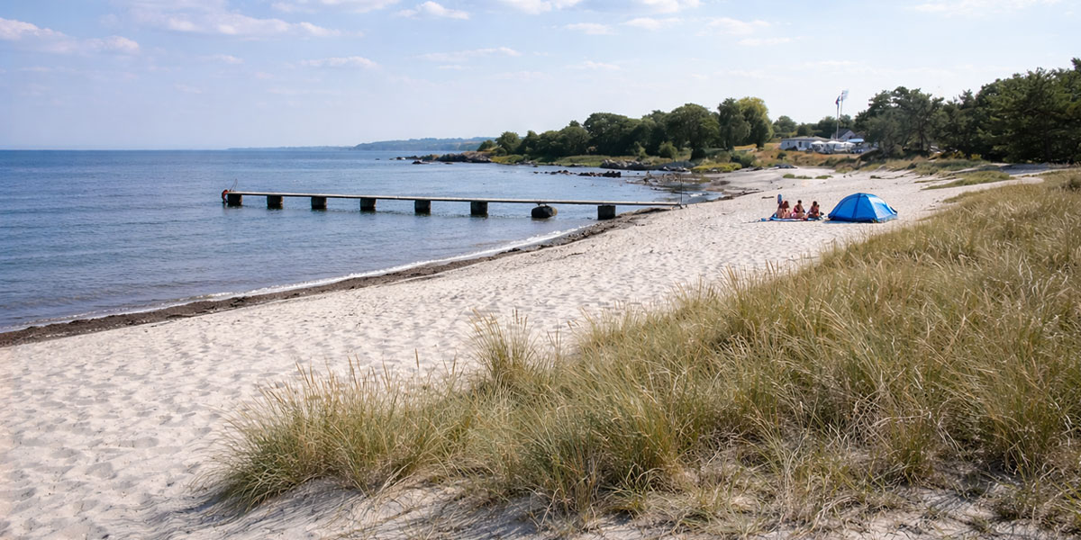 Melsted – kameralna plaża
