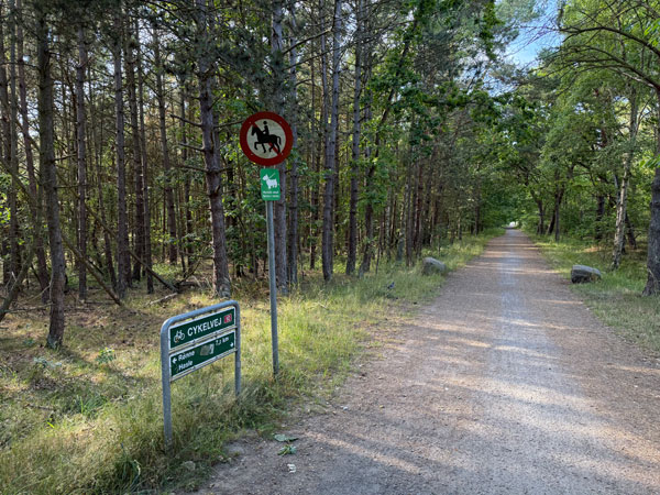 Trasa rowerowa do Hasle