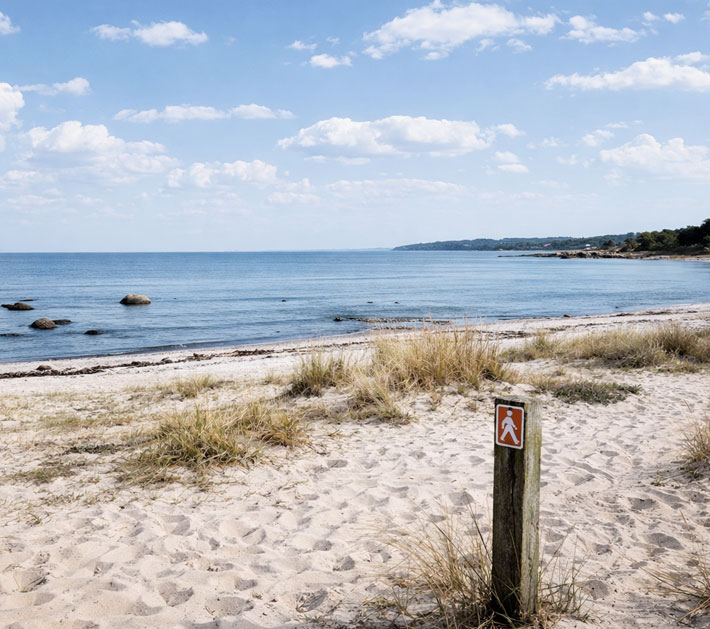 Melsted – kameralna plaża