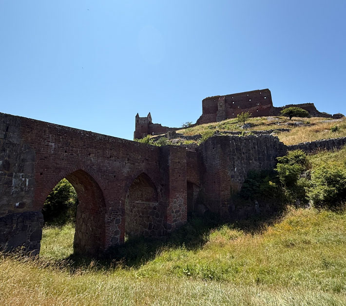 Ruiny zamku Hammershus