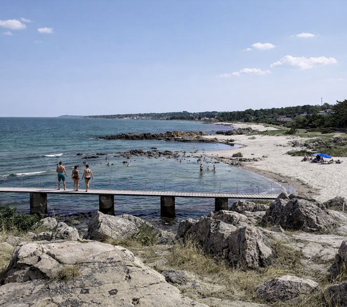 Sandkås – kameralna plaża