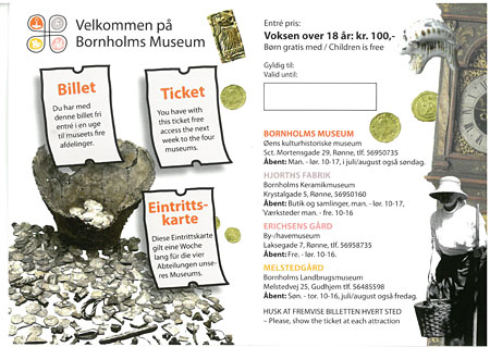 Bilet do BornholmMuseum