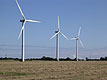 Elektrownie wiatrowe przy drodze do Ronne