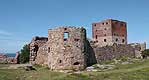 Hammershus to największe ruiny średniowiecznej twierdzy na północy Skandynawii