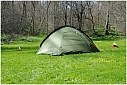 Nasz namiot na polu namiotowym nr 4- tutaj również otwieramy sezon 2013